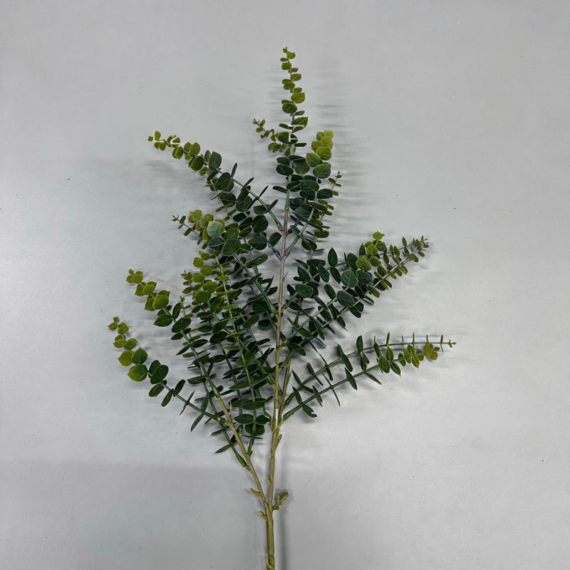 Artificial Eucalyptus Bush, 31" Tall, Realistic Mixed Material, Perfect for Home Decor, Weddings, Events, and Floral Arrangements