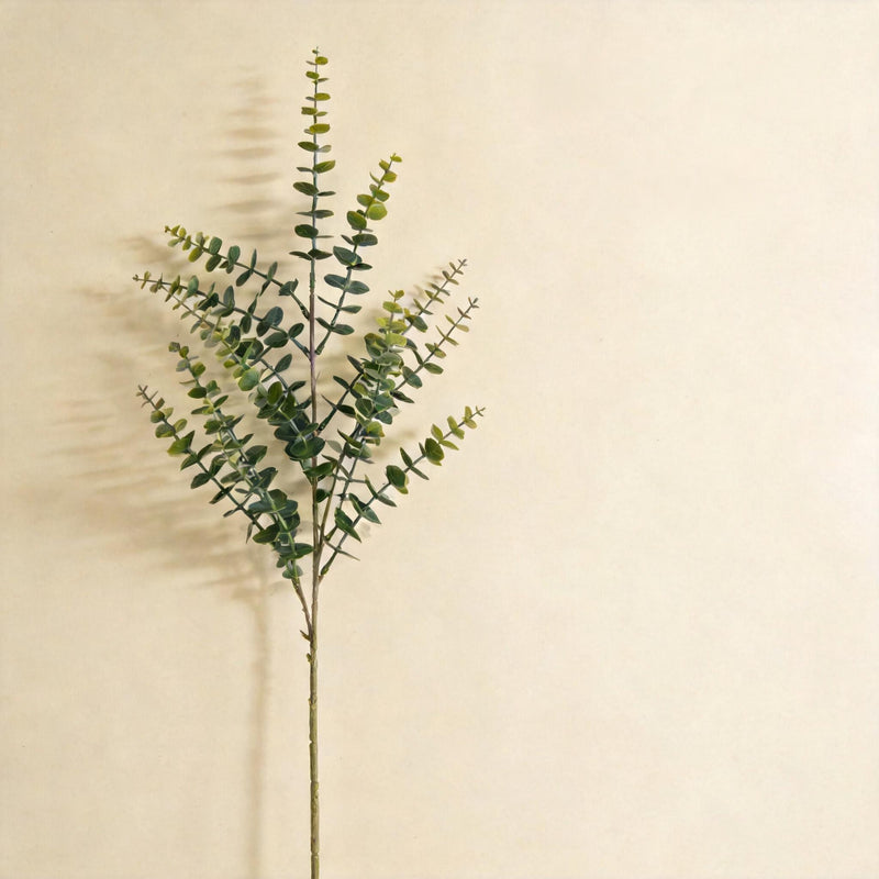 Artificial Eucalyptus Bush, 31" Tall, Realistic Mixed Material, Perfect for Home Decor, Weddings, Events, and Floral Arrangements