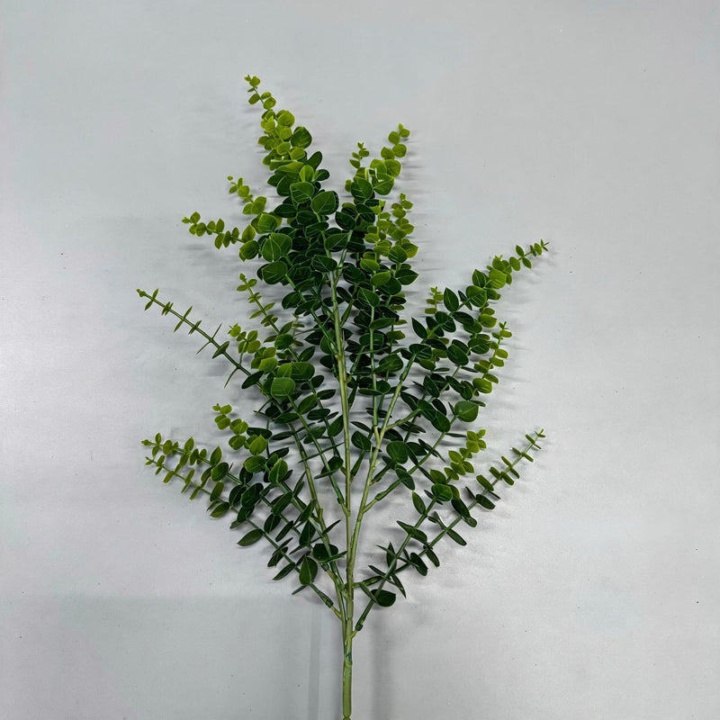 Artificial Eucalyptus Bush, 31" Tall, Realistic Mixed Material, Perfect for Home Decor, Weddings, Events, and Floral Arrangements