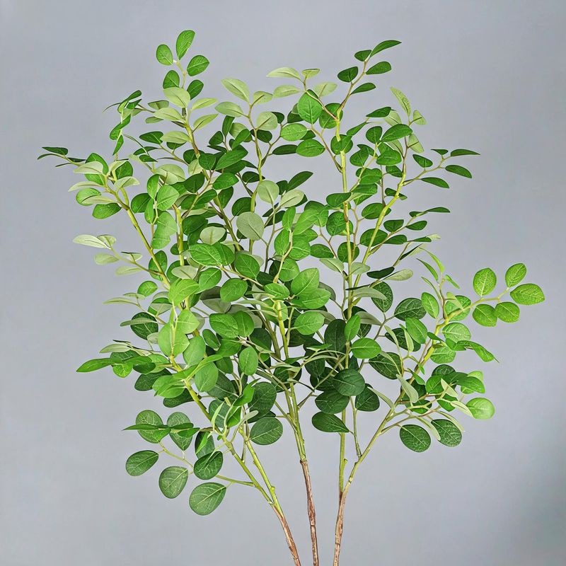 Artificial Red Loropetalum Leaves, Single Stem, Set of 2, 26" Tall, Realistic Plastic Foliage for Home, Office, Wedding Decor