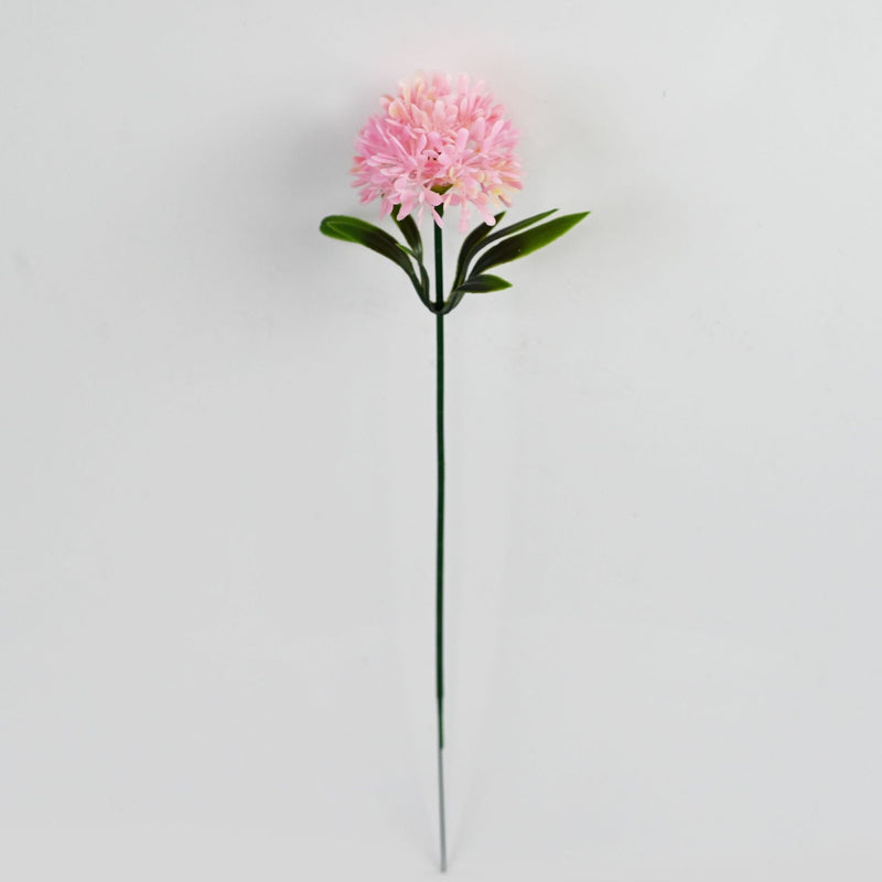Artificial Hydrangea Dandelion Stems, 10" Single Stem with 10 Blooms, Set of 10 - Realistic Wedding & Home Decor Florals for DIY Arrangements