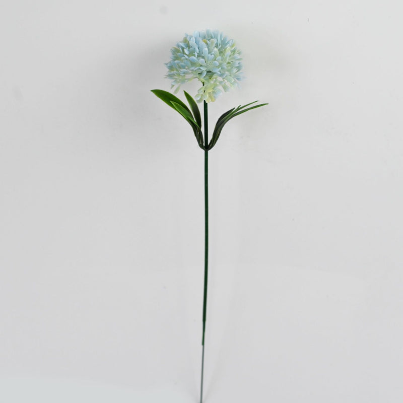 Artificial Hydrangea Dandelion Stems, 10" Single Stem with 10 Blooms, Set of 10 - Realistic Wedding & Home Decor Florals for DIY Arrangements
