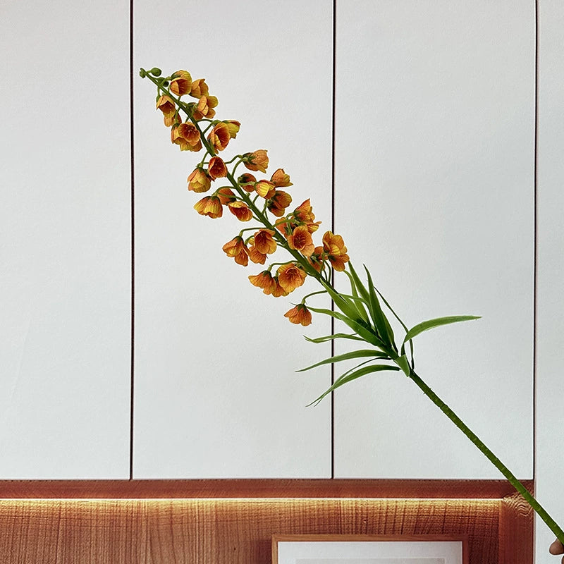 Single Stem Artificial Lily of the Valley, 30" Realistic Silk Flowers for Home Decor, Wedding Centerpieces, Commercial Displays, 47 Blooms per Stem, Bendable Stems
