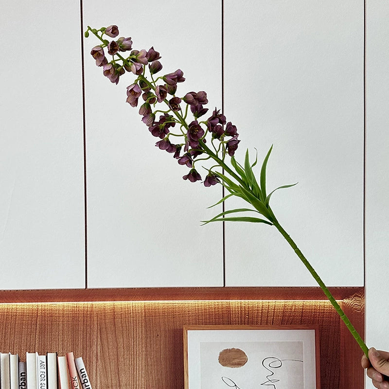 Single Stem Artificial Lily of the Valley, 30" Realistic Silk Flowers for Home Decor, Wedding Centerpieces, Commercial Displays, 47 Blooms per Stem, Bendable Stems