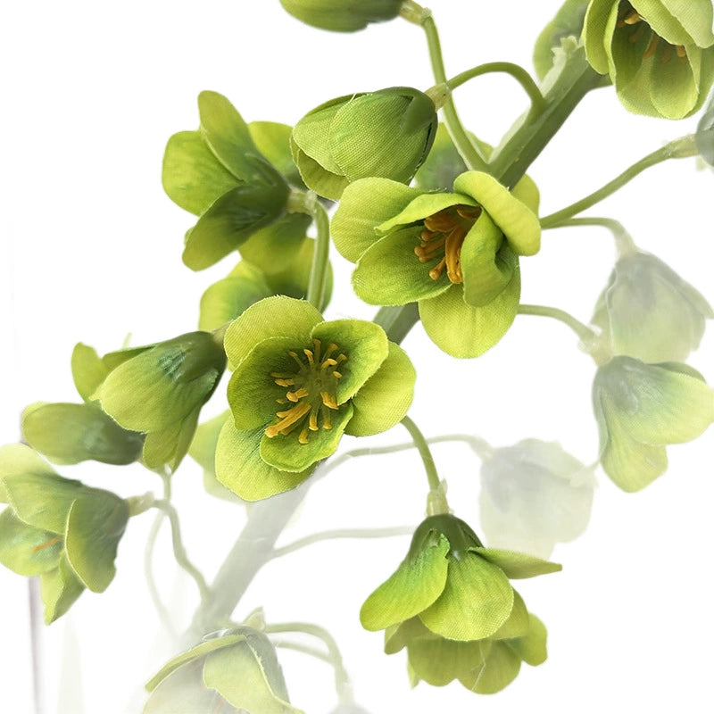 Single Stem Artificial Lily of the Valley, 30" Realistic Silk Flowers for Home Decor, Wedding Centerpieces, Commercial Displays, 47 Blooms per Stem, Bendable Stems