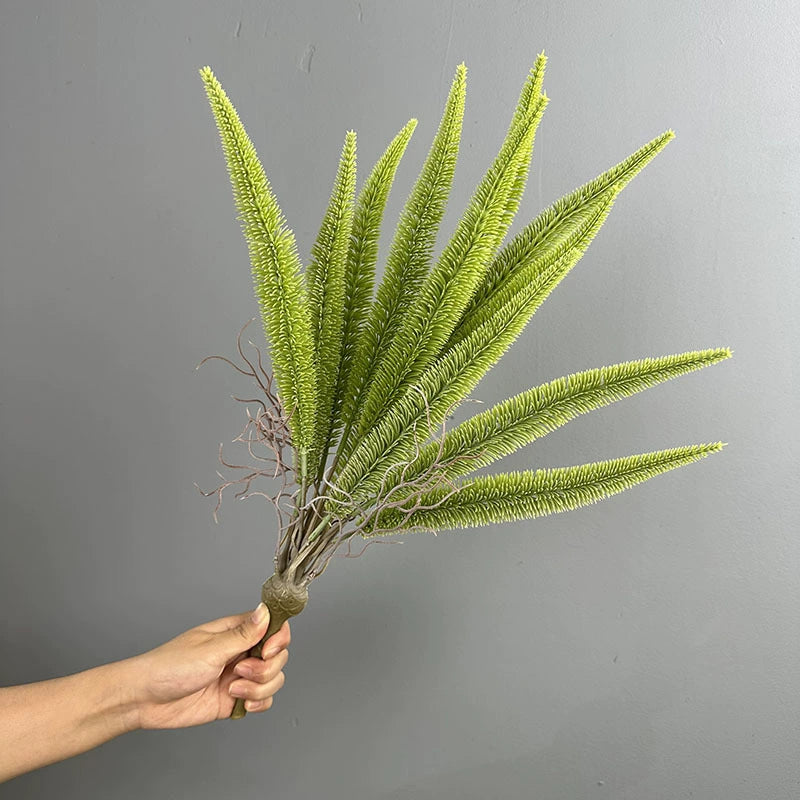 Asparagus Fern Artificial Bush, 20" Tropical Persian Fern, Realistic Faux Greenery for Home Decor, Events, Wedding Arrangements