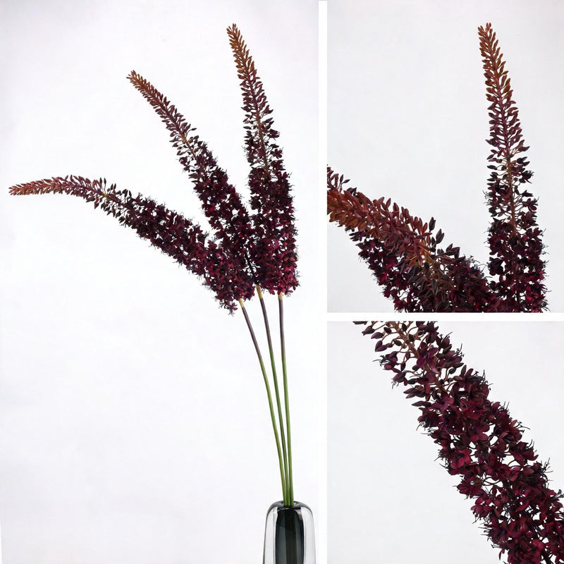 41" Single Stem Foxglove Artificial Flower, Silk Victorian Foxglove for Home Decor, Wedding Arrangements, and Event Styling