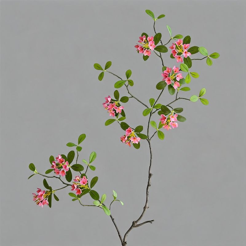 Artificial Sea Island Flower, Single Stem, 45", Silk, White/Pink/Rose, for Home, Wedding, or Commercial Decor
