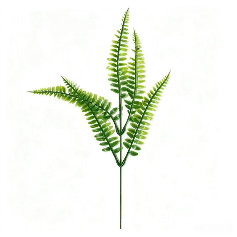 15" Artificial Persian Grass Stems, Set of 10, Realistic Outdoor & Indoor Decor for Weddings, Events, Home & Commercial Spaces
