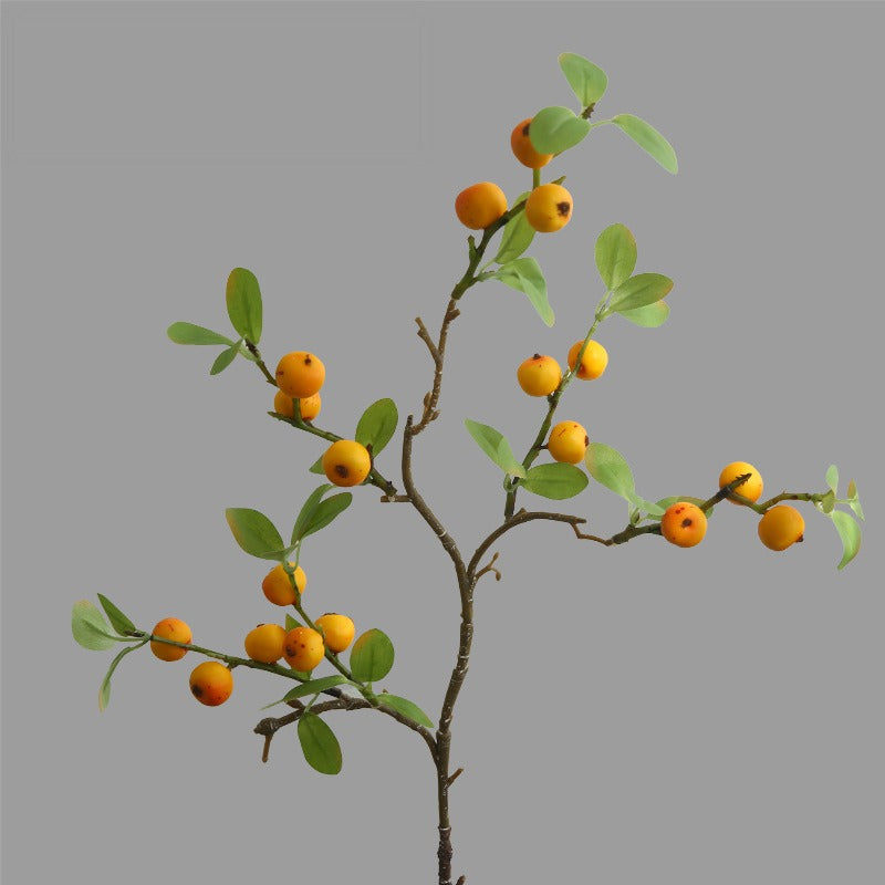 Artificial Mini Apple Bouquet, 18 Stems, 25" Tall, Silk, Red/Yellow, Rustic Floral Arrangement for Home, Wedding, Event Decor