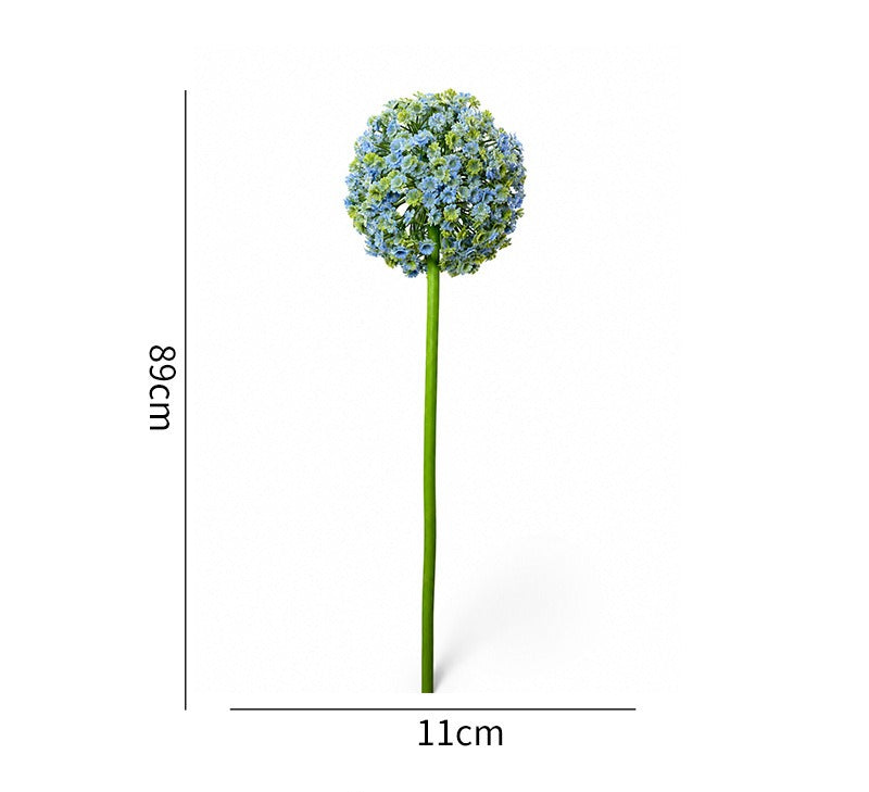 35" Artificial Hydrangea Bush, Realistic PE Material, Perfect for Home Decor, Weddings, Offices, and Commercial Spaces