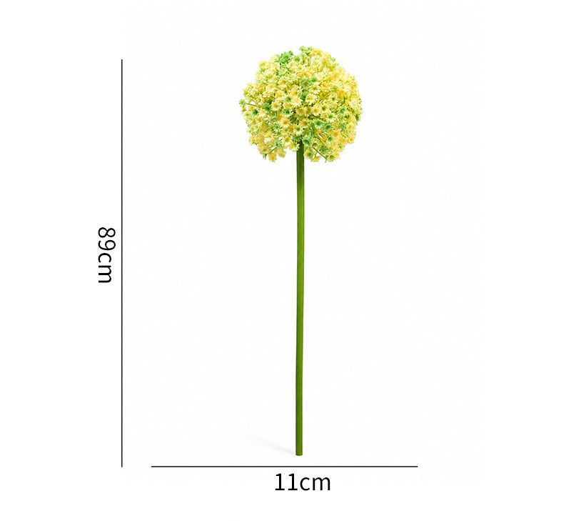 35" Artificial Hydrangea Bush, Realistic PE Material, Perfect for Home Decor, Weddings, Offices, and Commercial Spaces