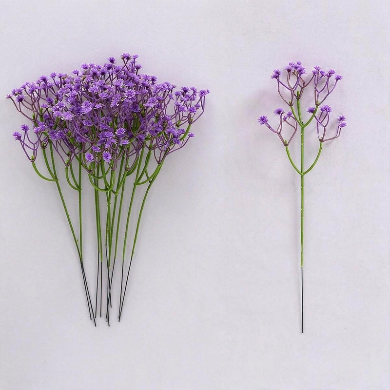 10 Stems Artificial Baby's Breath Flowers, 12" Realistic Filler Stems for DIY Wedding Bouquets, Home Decor & Centerpieces