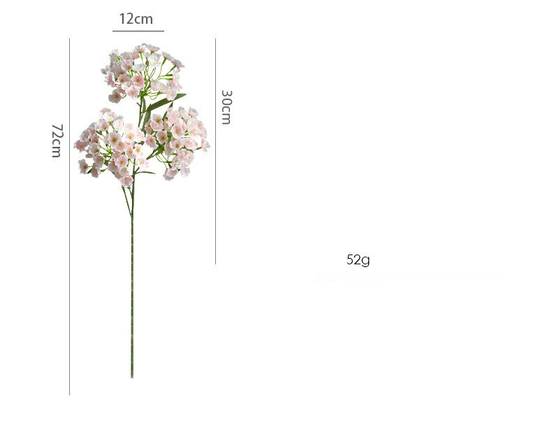 Single Stem Artificial Carnation Flower with 3 Blooms, 28" Tall, Silk-Like Fabric, Modern Style for Home Decor, Weddings & Events