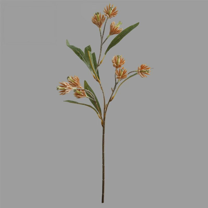 24" Artificial Magnolia Bush with 9 Blooms, Realistic Silk Floral Arrangement for Home Decor, Wedding Centerpieces, Hotel Styling