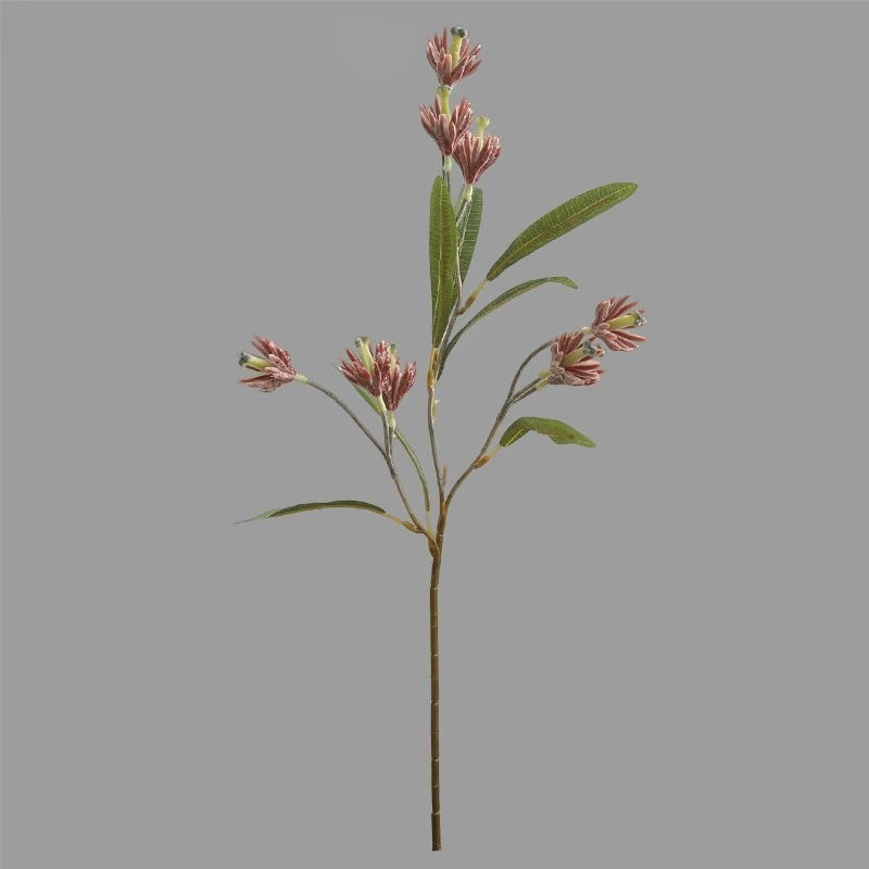 24" Artificial Magnolia Bush with 9 Blooms, Realistic Silk Floral Arrangement for Home Decor, Wedding Centerpieces, Hotel Styling