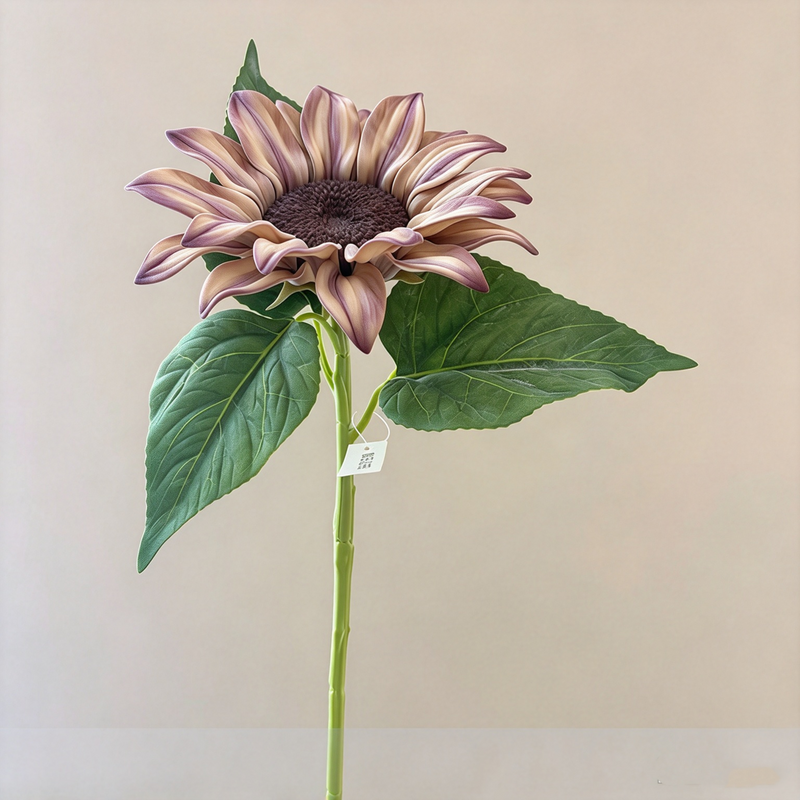 Single Stem Artificial Sunflower, 27" Tall, Silk-Like Fabric, Perfect for Home Decor, Events, and DIY Arrangements