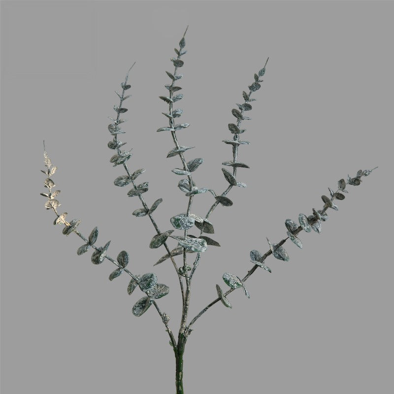 Artificial Fall Tones Money Plant Stem, 30" Single Stem Faux Foliage for Home Decor, Wedding & Events