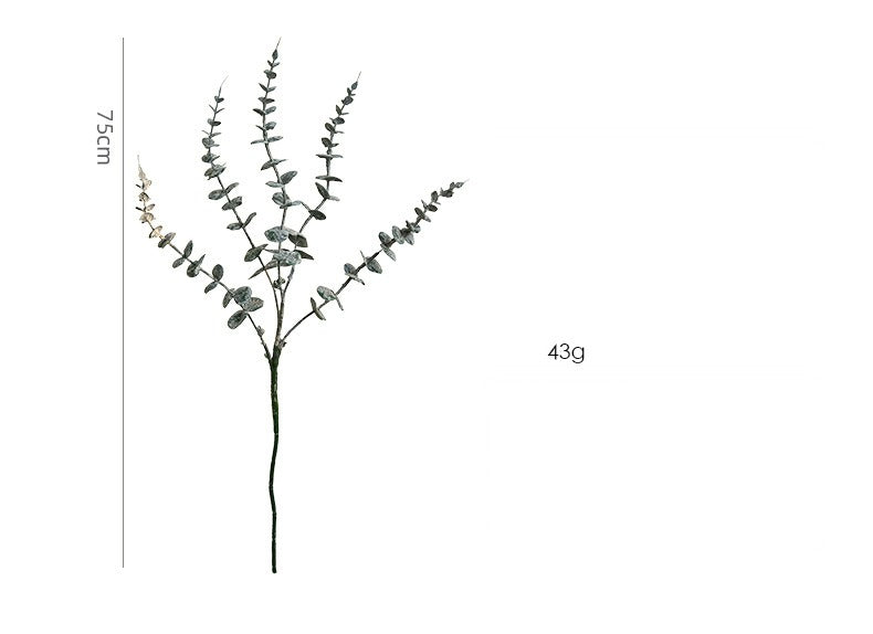 Artificial Fall Tones Money Plant Stem, 30" Single Stem Faux Foliage for Home Decor, Wedding & Events