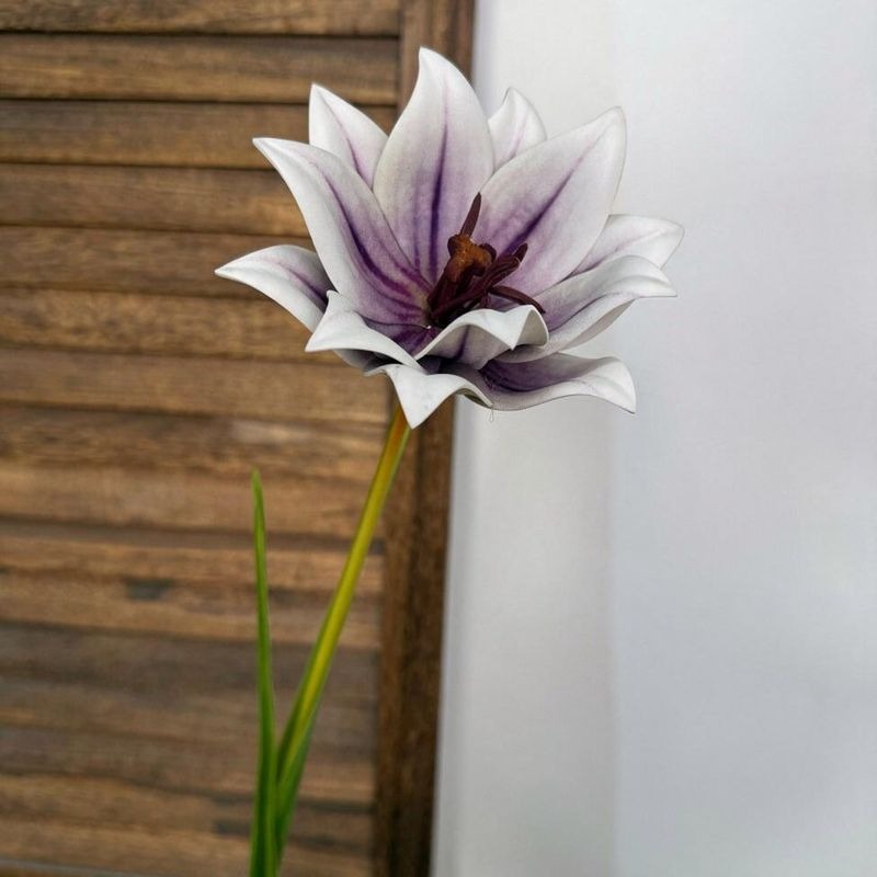 Single Stem Artificial Koloon Flower, 28" Tall, Realistic EVA Material, Perfect for Weddings & Home Decor