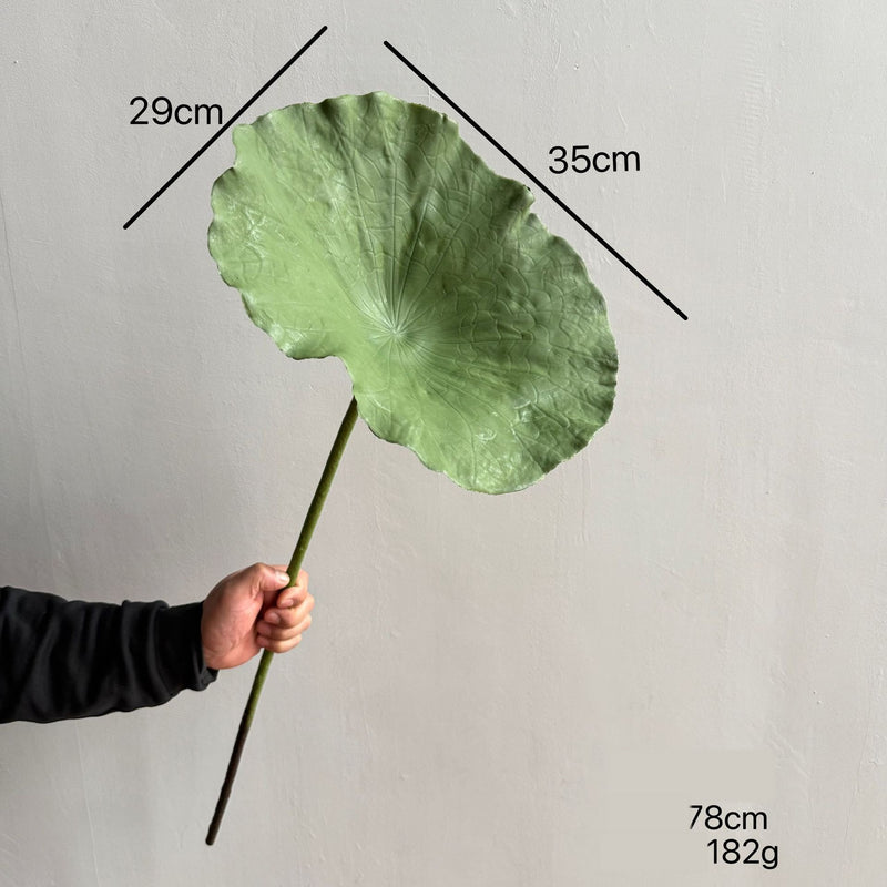 Artificial Lotus Single Stem, 31" Tall, Silk-Like Fabric, for Home Decor & Events