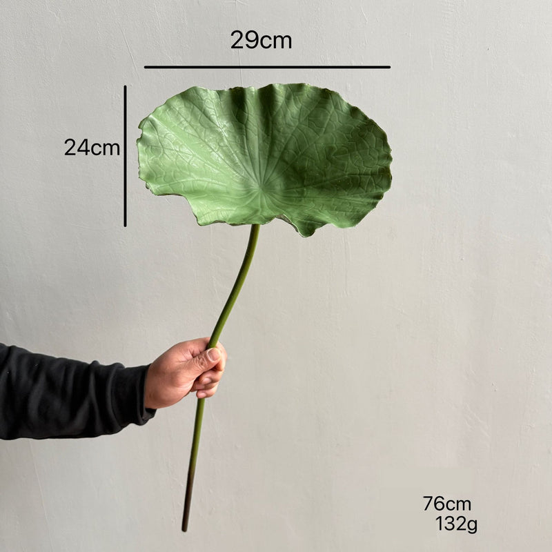 Artificial Lotus Single Stem, 31" Tall, Silk-Like Fabric, for Home Decor & Events