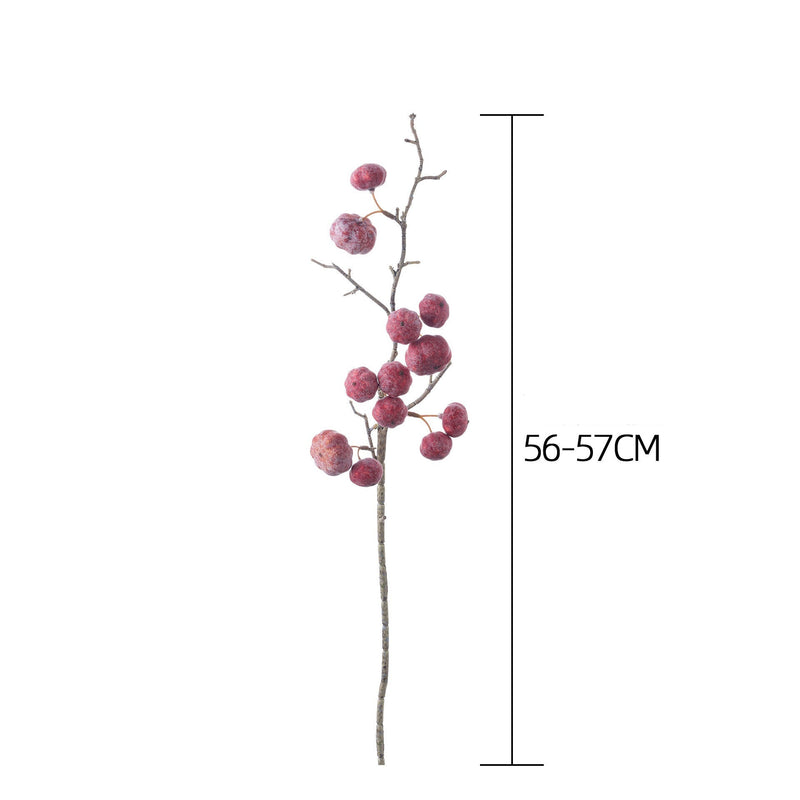 Artificial Pumpkin Stem, Single Branch with 12 Mini Pumpkins, 22" Fall Decor for Home & Events