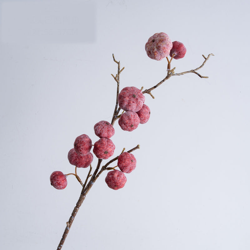 Artificial Pumpkin Stem, Single Branch with 12 Mini Pumpkins, 22" Fall Decor for Home & Events