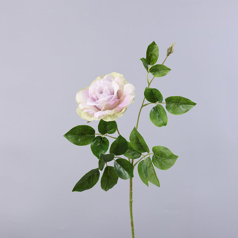 Single Stem Faux Silk Rose, 26" Tall, Realistic Look, Perfect for Weddings, Home Decor, and Events