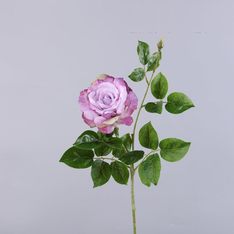 Single Stem Faux Silk Rose, 26" Tall, Realistic Look, Perfect for Weddings, Home Decor, and Events