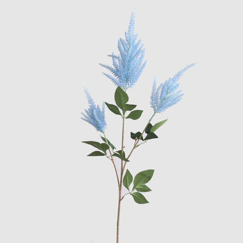 Astilbe Artificial Flower, Single Stem with 3 Blooms, 41" Tall, Silk-Like Fabric, for Home Decor, Weddings, and Events