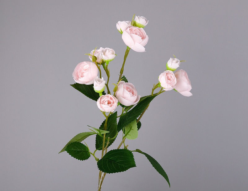 Artificial Camellia Bush with 12 Blooms, 18" Tall, Silk-Like Fabric, Perfect for Weddings, Home Decor, and Events
