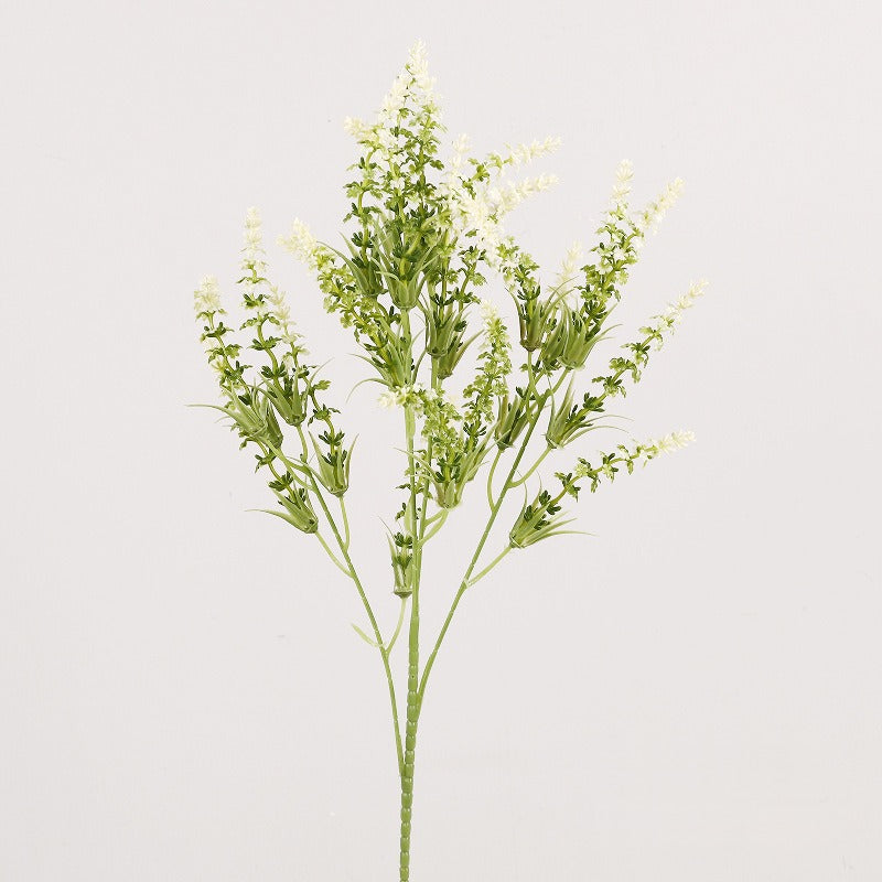 Artificial Lavender Bush with 24 Blooms, 26" Tall, Plastic, Indoor/Outdoor, Wedding & Home Decor