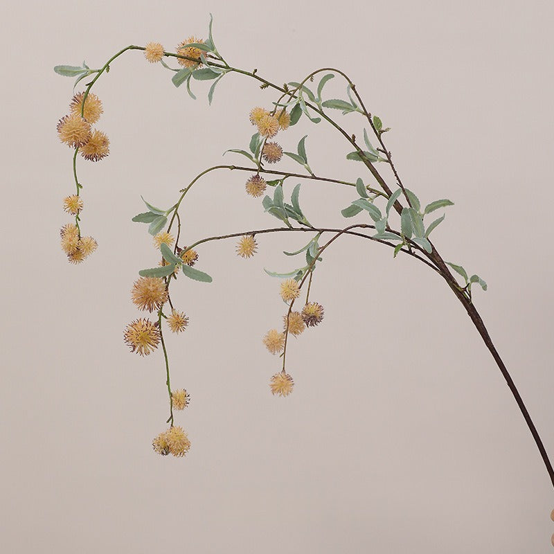 Artificial Long-Stem Silver Dollar Eucalyptus Bush, 45-Inch, Plastic, Modern Style, for Indoor/Outdoor Decor, Weddings, Events