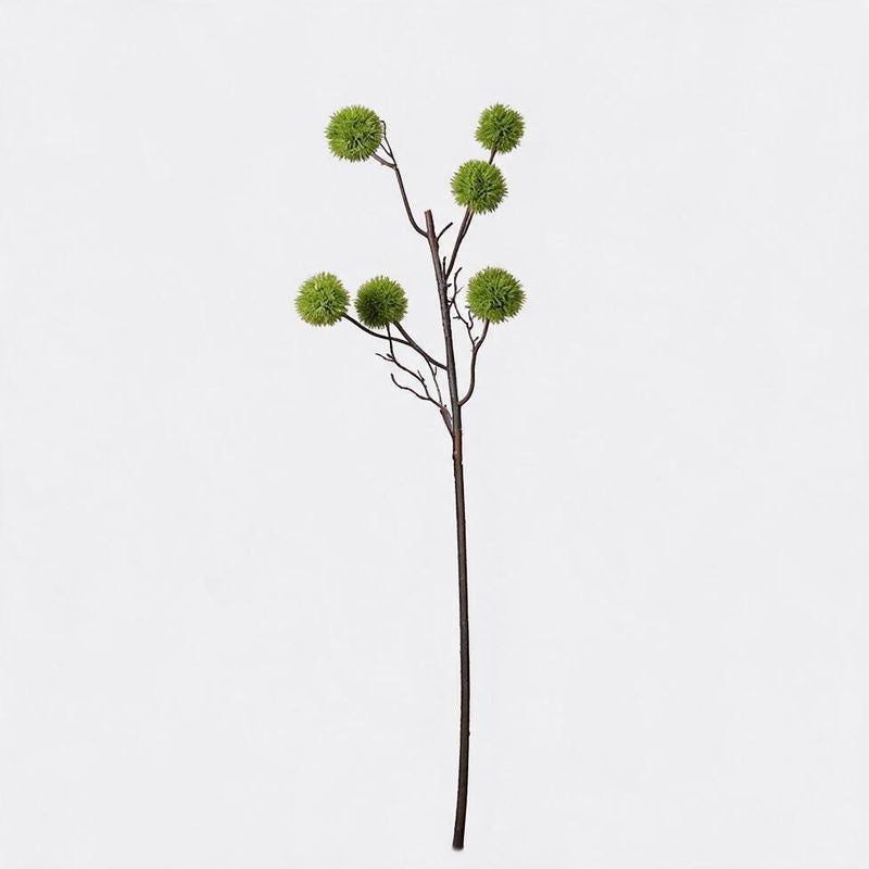Single Stem Artificial Fortune Fruit, 31" Long, Soft Plastic Material for Home, Office, and Holiday Decor