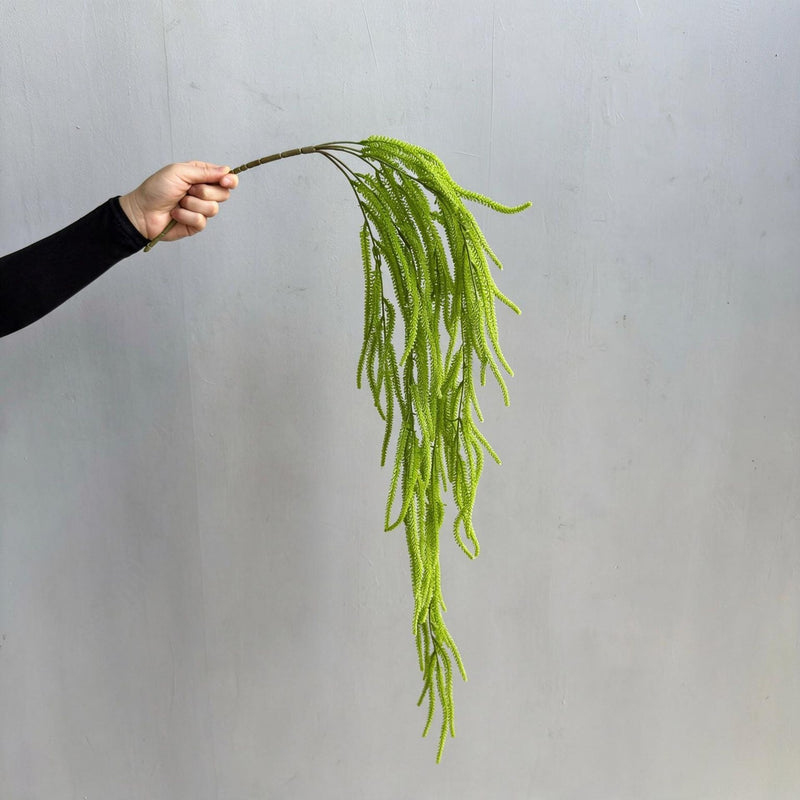Artificial Asparagus Fern Hanging Vine, 35" Indoor Trailing Plant, PE Material, Perfect for Home & Office Decor
