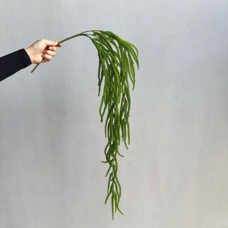 Artificial Asparagus Fern Hanging Vine, 35" Indoor Trailing Plant, PE Material, Perfect for Home & Office Decor