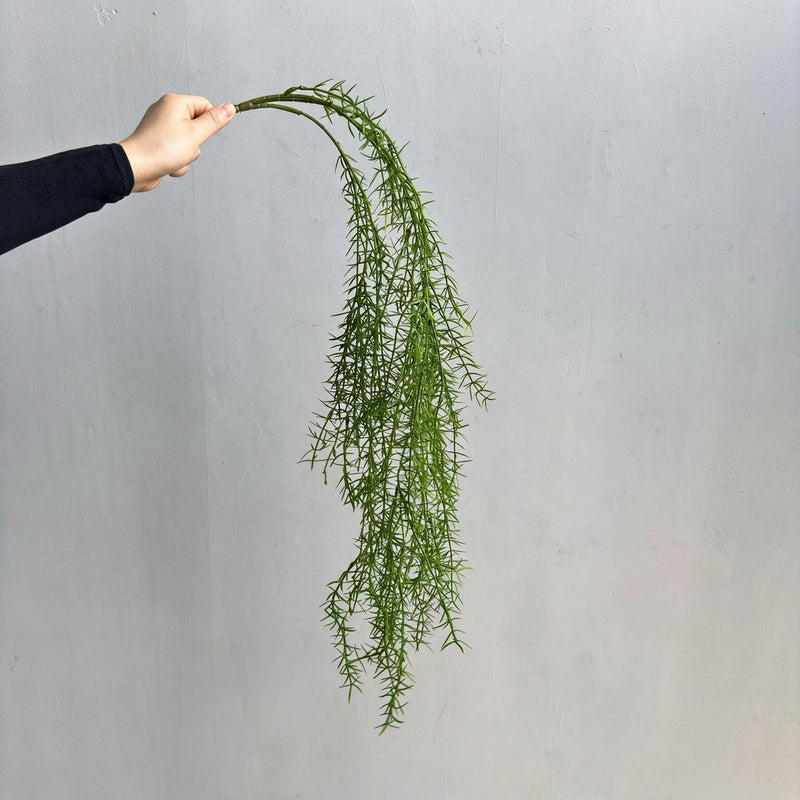 Artificial Asparagus Fern Hanging Vine, 35" Indoor Trailing Plant, PE Material, Perfect for Home & Office Decor