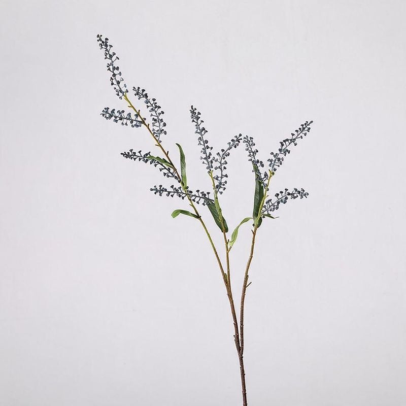 Artificial Long-Stem Salty Berry Bush, 43 Inches, PVC Indoor Wedding and Home Decor