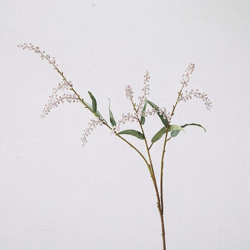 Artificial Long-Stem Salty Berry Bush, 43 Inches, PVC Indoor Wedding and Home Decor
