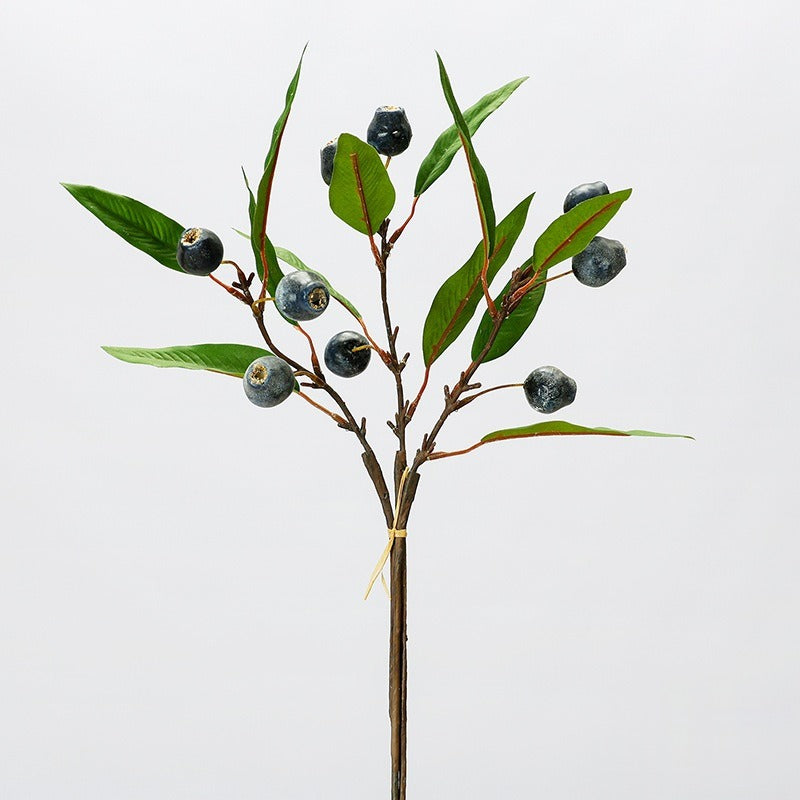 Artificial Fruit Tree Bush with Leaves, 45cm, Realistic Floral Decor for Home, Wedding, and Events
