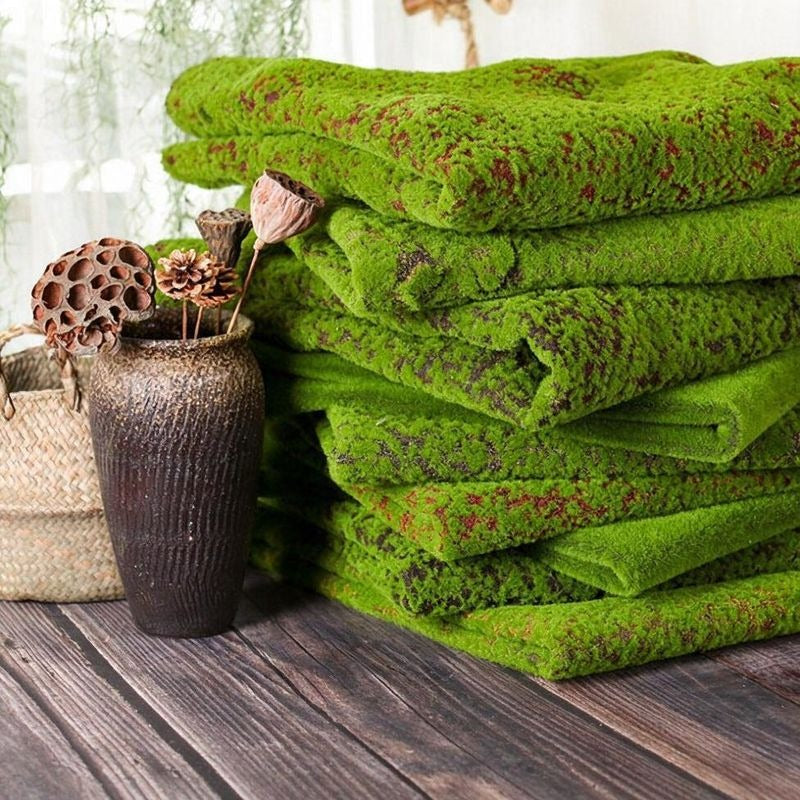 Artificial Moss Grass Mat, 39" x 39", Indoor Decorative Landscape, Wedding & Event Decor