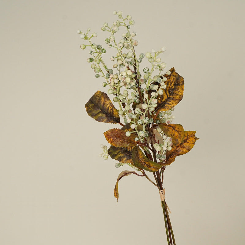 Retro Wild Berry Bouquet, 22" Foam Stems, Wedding & Home Decor, Bulk-Friendly