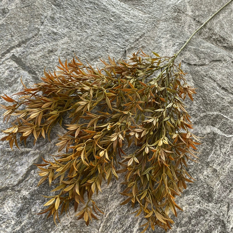 Single Stem Long Star Grass Artificial Plant, 32" Tall, Realistic Plastic Foliage for Weddings, Home Decor, and Commercial Spaces
