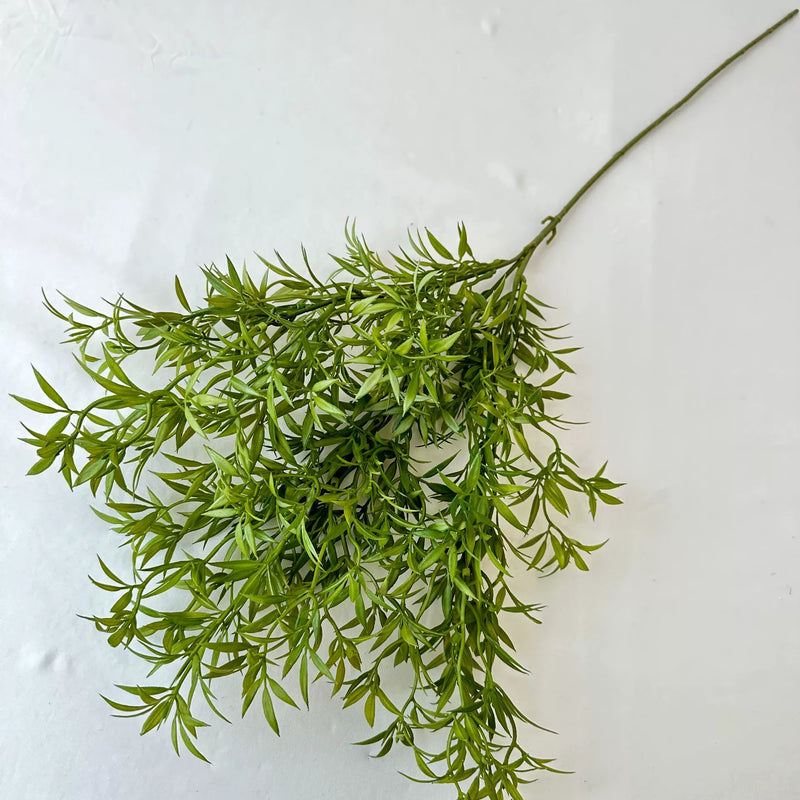 Single Stem Long Star Grass Artificial Plant, 32" Tall, Realistic Plastic Foliage for Weddings, Home Decor, and Commercial Spaces