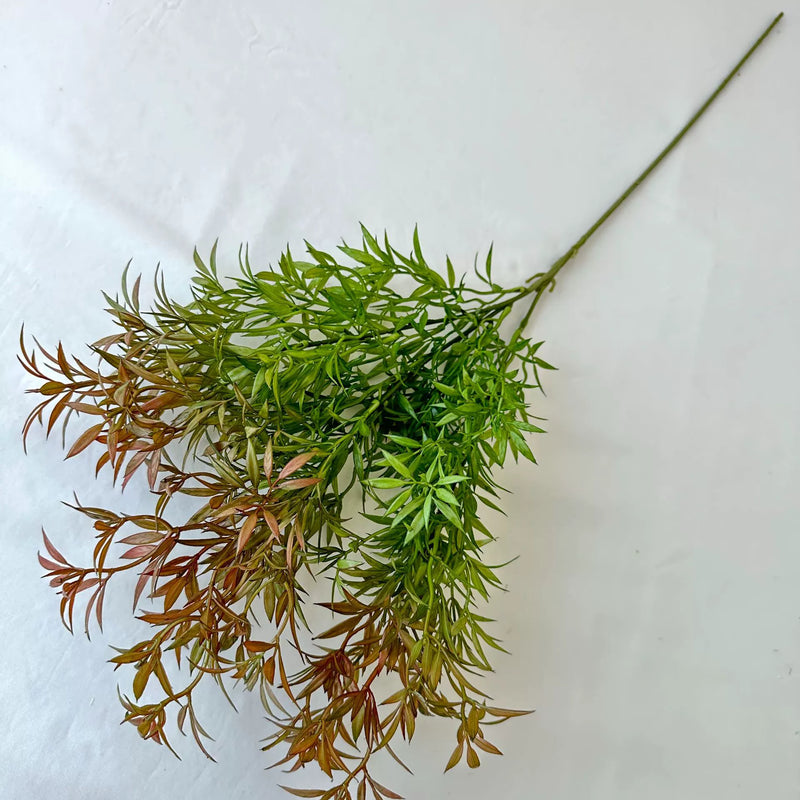 Single Stem Long Star Grass Artificial Plant, 32" Tall, Realistic Plastic Foliage for Weddings, Home Decor, and Commercial Spaces