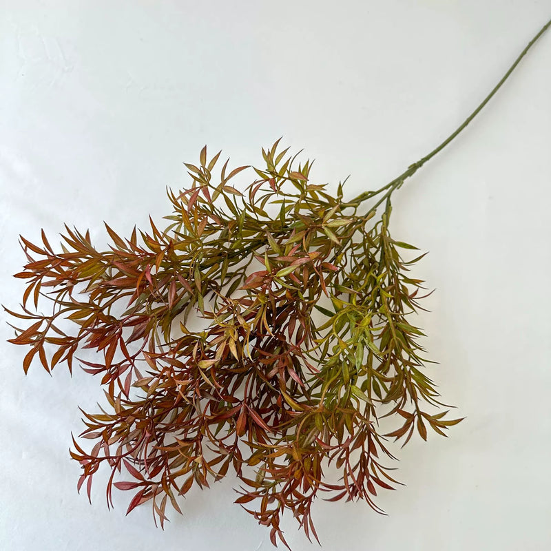 Single Stem Long Star Grass Artificial Plant, 32" Tall, Realistic Plastic Foliage for Weddings, Home Decor, and Commercial Spaces