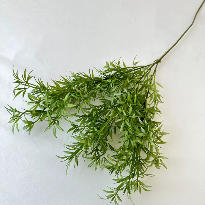 Single Stem Long Star Grass Artificial Plant, 32" Tall, Realistic Plastic Foliage for Weddings, Home Decor, and Commercial Spaces