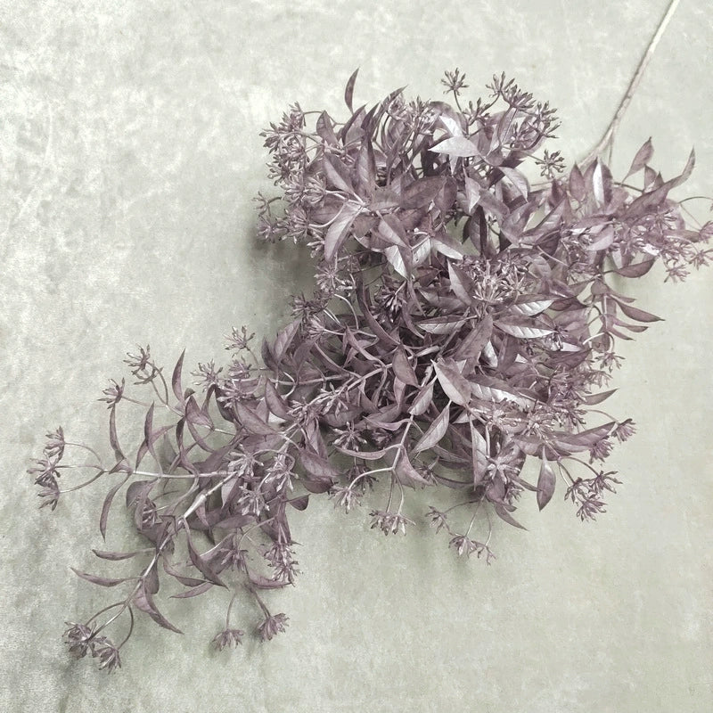 Artificial Hibiscus Mist Spray Single Stem Plant, Plastic Floral Decor for Weddings, Home, and Commercial Spaces
