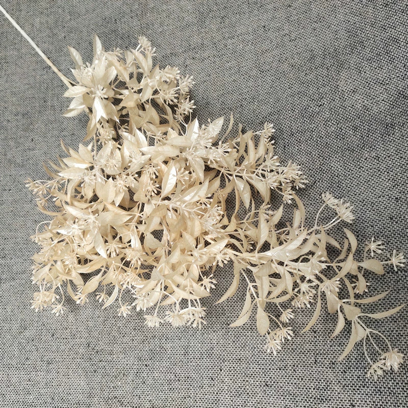 Artificial Hibiscus Mist Spray Single Stem Plant, Plastic Floral Decor for Weddings, Home, and Commercial Spaces